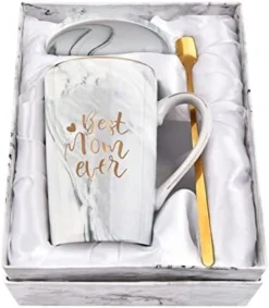 Best Mom Ever Coffee Mug Mom Mother Gifts Novelty Gifts For Mom From Daughter Son Women Mom Gifts For Mom Mother Mother's Day Gifts For Mom Printing With Gold 14Oz With Exquisite Box Packing Spoon -Kitchen Island Sale 41Pt52qvgKL. AC