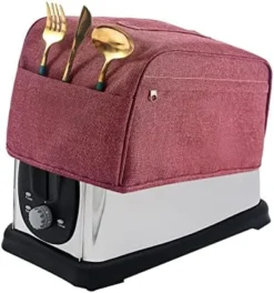 2 Slice Toaster Cover, Toaster Bags With Pockets, Bread Toaster Oven Dustproof Cover, Toaster Storage Bag, Appliance Covers For Kitchen Small Appliance, Fingerprint Protection, Gift For Women (S, Purple) -Kitchen Island Sale 41PtXUEkxL. AC