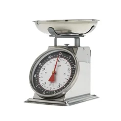 Taylor Mechanical Kitchen Weighing Food Scale Weighs Up To 11lbs, Measures In Grams And Ounces, Black And Silver -Kitchen Island Sale 41PyJus9LL