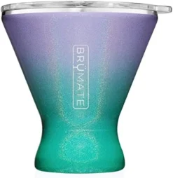 MargTini 10oz Martini Margarita Tumbler - Made With Vacuum-Insulated Stainless Steel (Glitter Merlot) -Kitchen Island Sale 41Q7H3gUwL. AC