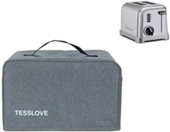 Toaster Dust Cover Compatible With Cuisinart 2 Slice Toaster, With 2 Pockets Hold Jam Spreader Knife & Toaster Tongs, Prevent From Water Dust And Fingerprint -Kitchen Island Sale 41Q7M1MKXZL. AC