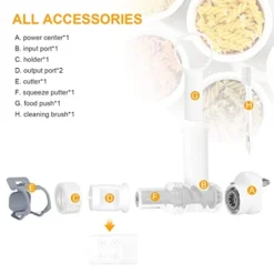 Pasta Attachment For Kitchenaid Stand Mixer With 6 Different Shapes Of Pasta Outlet, Durable Pasta Attachment For Kitchenaid Mixer Kitchenaid Mixer Accessories -Kitchen Island Sale 41QmZOAkl7L