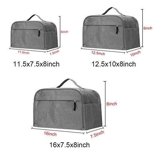 Wo/Four Slice Toaster Cover With Pocket,Kitchen Bakeware Protector,Universal Cotton Linen Dusproof Washable Kitchen Toaster Cover 2 Wo/Four Slice Toaster Cover With Pocket,Kitchen Bakeware Protector,Universal Cotton Linen Dusproof Washable Kitchen Toaster Cover - Image 2