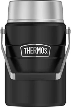 Thermos Stainless King Vacuum-Insulated Food Jar With 2 Storage Container Inserts, 47 Ounce, Matte Steel -Kitchen Island Sale 41Qx8HMES1L. AC
