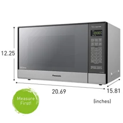 Panasonic FlashXpress Compact Toaster Oven - 4 Slice & Microwave Oven NN-SN686S Stainless Steel Countertop/Built-In With Inverter Technology And Genius Sensor, 1.2 Cubic Foot, 1200W -Kitchen Island Sale 41R7VeoFNdL