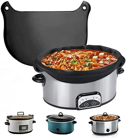 Ilicone Slow Cooker Liners, Reusable Cooking Liner Fit Crock-Pot 6-8 Quarts Slow Cooker, Leakproof Dishwasher Safe Cooker Bags Liners For Oval Or Round 6 7 8QT CrockPot. 4 Ilicone Slow Cooker Liners, Reusable Cooking Liner Fit Crock-Pot 6-8 Quarts Slow Cooker, Leakproof Dishwasher Safe Cooker Bags Liners For Oval Or Round 6 7 8QT CrockPot. - Image 4