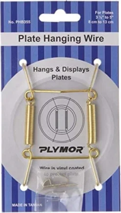 Plymor White Vinyl Finish Mountable Plate Hanger, 3.125" H X 1.75" W X 0.5" D (For Plates 3.5" - 5"), Pack Of 2 18 Plymor White Vinyl Finish Mountable Plate Hanger, 3.125" H X 1.75" W X 0.5" D (For Plates 3.5" - 5"), Pack Of 2 -Kitchen Island Sale 41Rh813zPrL. AC 1