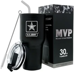 30 Oz USMC Black Double Wall Vacuum Insulated Stainless Steel Tumbler Travel Mug - USMC Vet Owned Business -Kitchen Island Sale 41Rolxi5ZnL. AC