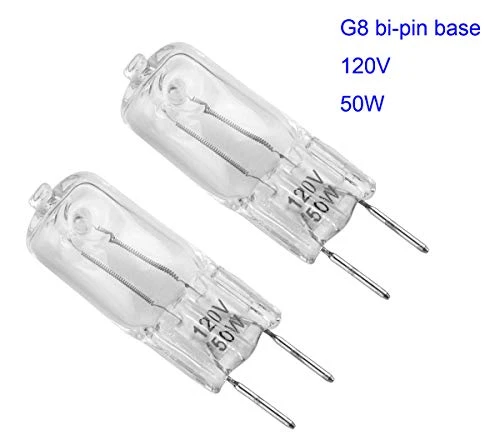 Light Bulb For GE Microwave Oven - 120V 50W Halogen Light Bulb Lamp For GE Over The Range Microwave Hood, Kitchen Over Stove Light Surface Light Bulb For GE Microwave, Replaces WB08X10057 WB08X10051 1 Light Bulb For GE Microwave Oven - 120V 50W Halogen Light Bulb Lamp For GE Over The Range Microwave Hood, Kitchen Over Stove Light Surface Light Bulb For GE Microwave, Replaces WB08X10057 WB08X10051
