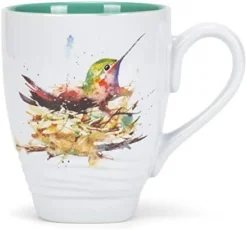 Dean Crouser Spring Cardinal Watercolor Yellow 16 Ounce Glossy Ceramic Stoneware Bird Mug With Easy Grip Handle -Kitchen Island Sale 41SWJ7SwlHL. AC