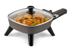 TM-602SK Electric Skillet, 6 Inch, Black