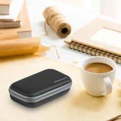 Protective Carrying Case For Nespresso & Compatible Capsules Portable Espresso Maker Coffee Pod Holder PU Material Hard Shell Portable Grey(2 Pack, 4 Pods,8 Pods) -Kitchen Island Sale 41SzR7XZThL