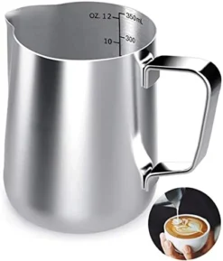 Milk Frothing Pitcher, 20 Oz Milk Frother Cup Espresso Cup Stainless Steel -Kitchen Island Sale 41T2RuTq4 L. AC