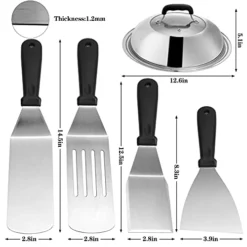 Griddle Accessories Compatible With Blackstone And Camp Chef, Flat Top Griddle Scraper Tool With Melting Dome For Outdoor Cooking, Grill Accessories 8 Griddle Accessories Compatible With Blackstone And Camp Chef, Flat Top Griddle Scraper Tool With Melting Dome For Outdoor Cooking, Grill Accessories -Kitchen Island Sale 41T5KV4Ly0L