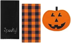 Use Living Fall Buffalo-Check Table Runner, Seasonal Farmhouse Table Runner, 13" W X 70" L, Orange And Black -Kitchen Island Sale 41T6f9McDKL. AC