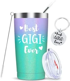 Best Gigi Ever-Grandma Gifts From Granddaughter Grandson Mothers Day Birthday Christmas Gifts For New Grandma,Nana,Mimi,Soon To Be Gigi,Stainless Steel Insulated Grandmother Mug Cup 20Ounce Multicolor -Kitchen Island Sale 41TDTtj45PL. AC