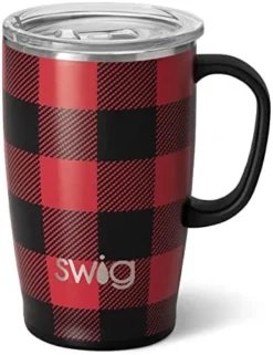 18oz Insulated Coffee Mug With Handle & Lid, Cup Holder Friendly, Dishwasher Safe, Stainless Steel Travel Mugs Insulated For Hot And Cold Drinks (Black Walnut) -Kitchen Island Sale 41TZWHfcSdL. AC