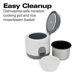 Hamilton Beach Mini Rice Cooker & Food Steamer, 8 Cups Cooked (4 Uncooked), With Steam & Rinse Basket, White (37508) 10 Hamilton Beach Mini Rice Cooker & Food Steamer, 8 Cups Cooked (4 Uncooked), With Steam & Rinse Basket, White (37508) -Kitchen Island Sale 41Td0RSA3iL
