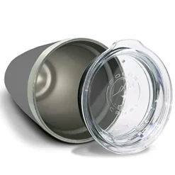 20oz Vacuum Insulated Tumbler Mug, Barber Shop Pole, Personalized Engraving Included (Gray)