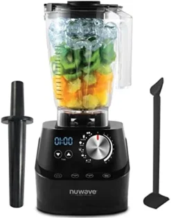 Wave Moxie Commercial Blender, Vacuum Smoothie Blender With 2.5HP Motor, Professional Grade, Self-Cleaning - 6 Presets & 10 Speed Settings For Shakes, Smoothies, Nut Butters, Crushed Ice -Kitchen Island Sale 41TvM LVWiL. AC