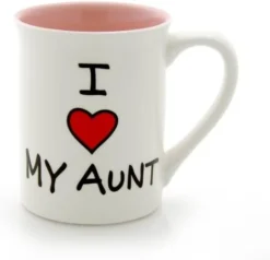 Enesco Our Name Is Mud “I Heart Mom” Stoneware Mug, 16 Oz. -Kitchen Island Sale 41U5mjlGqDL. AC