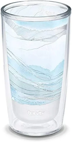 Tervis Kelly Ventura Crystal True Blue Collection Made In USA Double Walled Insulated Tumbler Travel Cup Keeps Drinks Cold & Hot, 16oz 4pk, Assorted -Kitchen Island Sale 41U8SLoG5nL. AC