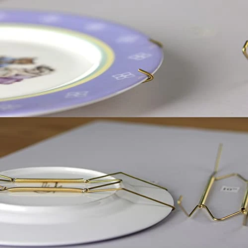 20 Pack Plate Hanger 4 6 8 10 Inches Wall Plate Hangers Decorative Wire Plate Hanger With 20 Wall Hooks 30LB 50LB 3 20 Pack Plate Hanger 4 6 8 10 Inches Wall Plate Hangers Decorative Wire Plate Hanger With 20 Wall Hooks 30LB 50LB - Image 3