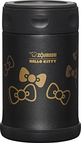 SW-EAE50KTBA Stainless Steel Food Jar, 17-Ounce, Hello Kitty Collection Black 2 SW-EAE50KTBA Stainless Steel Food Jar, 17-Ounce, Hello Kitty Collection Black - Image 2