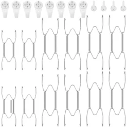 12 Pieces Invisible Plate Hangers Wall Plate Hangers Stainless Steel Decorative Wire Plate Hangers Holders In 3 Sizes With 12 Pieces Wall Hooks For Decorative Plates And Art (6/8/10 Inch) -Kitchen Island Sale 41UMrdbPBZL. AC 1