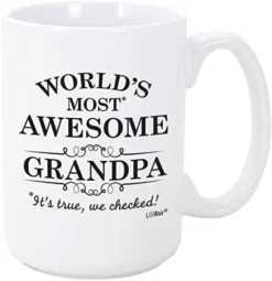 Gift For Grandpa Funny Greatest Grandfathers Day Gifts Papa Best Ever Birthday Coffee Mugs Cups The Gramps Or Pappy's Birthdays Novelty Cup Ideas World's Most Awesome Grandfather Gag Mug -Kitchen Island Sale 41UlSzwVyrL. AC