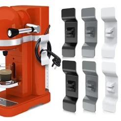 6 PCS Cord Organizer For Appliances, Cord Wrap Cords Holder Cable Organizer Wrapper Tidy Wire Rope Storage Stick On Kitchen Appliances Mixers, Coffee Maker, Pressure Cooker And Air Fryer