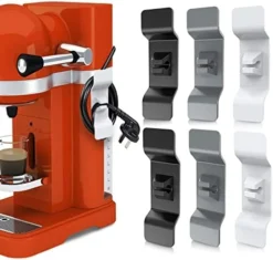 6 PCS Cord Organizer For Appliances, Cord Wrap Cords Holder Cable Organizer Wrapper Tidy Wire Rope Storage Stick On Kitchen Appliances Mixers, Coffee Maker, Pressure Cooker And Air Fryer -Kitchen Island Sale 41UpYVJGEGL. AC