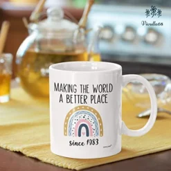 40th Birthday Gifts Women, 1983 Birthday Gifts For Women, 40 Year Old Birthday Gifts For Women, 40th Birthday Gift Ideas, 40 Birthday Gifts For Women, 40th Birthday Cups, Forty Mug -Kitchen Island Sale 41VMDUdgA8L