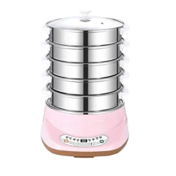 Household Electric Steamer Multi-Function Automatic Power Off Stainless Steel Steamer Timed Steamer Food Steamer