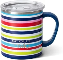 + SCOUT Camper Mug, 12oz Travel Mug With Handle And Lid, Stainless Steel, Dishwasher Safe, Triple Insulated Coffee Mug Tumbler In On Your Markers Print -Kitchen Island Sale 41VYpGMk6GL. AC