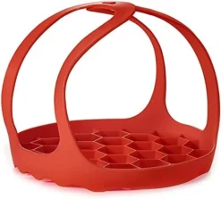Silicone Sling Lifter Accessories Compatible With Instant Pot 6 Qt And 8 Qt, Ninja Foodi 5 Qt / 6.5 Qt / 8 Qt And Other Brand Pressure Cookers, Red -Kitchen Island Sale 41Vcb9wlzVS. AC