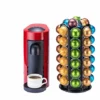 For Nespresso Pods Holder With Central Additional Pods Storage (Carousel-60+ Pods)