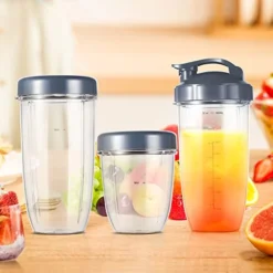 Replacement Cups Kit 18oz Short Cup 24oz Tall Cup 32oz Colossal Cup With Flip-Top To-Go Lid And Stay-Fresh Resealable Lid Compatible With NutriBullet 600w And Pro 900w Blenders 9 Replacement Cups Kit 18oz Short Cup 24oz Tall Cup 32oz Colossal Cup With Flip-Top To-Go Lid And Stay-Fresh Resealable Lid Compatible With NutriBullet 600w And Pro 900w Blenders -Kitchen Island Sale 41VwFSzvrzL