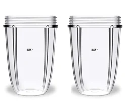 18OZ Replacement Cups Compatible With Nutribullet 600W/900w Blender Juicer(2 Pack)