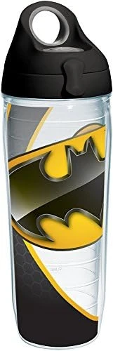 Tervis DC Comics Batman Logo Made In USA Double Walled Insulated Tumbler Travel Cup Keeps Drinks Cold & Hot, 16oz, Black Lid 7 Tervis DC Comics Batman Logo Made In USA Double Walled Insulated Tumbler Travel Cup Keeps Drinks Cold & Hot, 16oz, Black Lid - Image 7