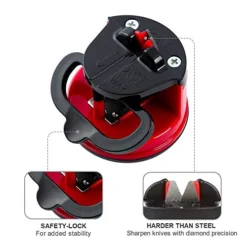 Knife Sharpeners, Mini Knife Sharpeners With Suction Base, Pocket Knife Sharpeners Suitable For Most Blade Types, Knife Sharpeners For Kitchen Knives, Red 9 Knife Sharpeners, Mini Knife Sharpeners With Suction Base, Pocket Knife Sharpeners Suitable For Most Blade Types, Knife Sharpeners For Kitchen Knives, Red -Kitchen Island Sale 41W7ZTozUFL