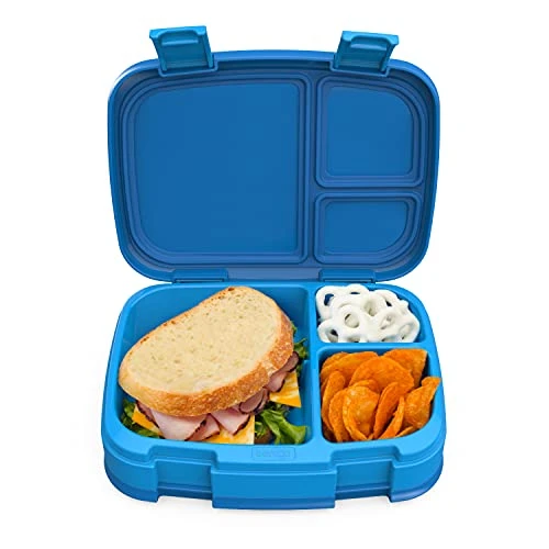 Fresh – Leak-Proof, Versatile 4-Compartment Bento-Style Lunch Box With Removable Divider, Portion-Controlled Meals For Teens And Adults On-The-Go – BPA-Free, Food-Safe Materials (Blue) 1 Fresh – Leak-Proof, Versatile 4-Compartment Bento-Style Lunch Box With Removable Divider, Portion-Controlled Meals For Teens And Adults On-The-Go – BPA-Free, Food-Safe Materials (Blue)