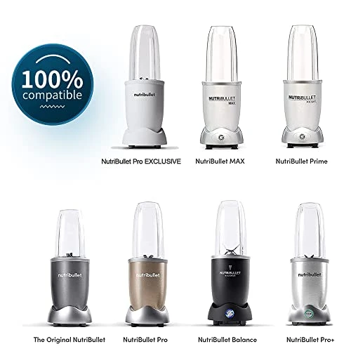 Replacement Cups Kit 18oz Short Cup 24oz Tall Cup 32oz Colossal Cup With Flip-Top To-Go Lid And Stay-Fresh Resealable Lid Compatible With NutriBullet 600w And Pro 900w Blenders 4 Replacement Cups Kit 18oz Short Cup 24oz Tall Cup 32oz Colossal Cup With Flip-Top To-Go Lid And Stay-Fresh Resealable Lid Compatible With NutriBullet 600w And Pro 900w Blenders - Image 4