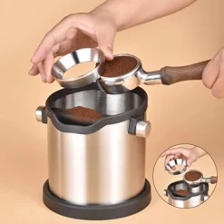 58mm Espresso Dosing Funnel, MATOW Stainless Steel Coffee Dosing Ring Compatible With 58mm Portafilter (58mm) -Kitchen Island Sale 41WIix5f9WL