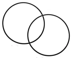 2 Pcs Bread Machine Belts Fit For Sunbeam 5891 5891-33 Belt Baker Maker 179 Teeth