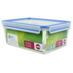 Emsa Msa Clip And Close Storage Container, Rectangular, 125.1 Ounces