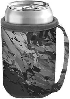Tall Can Cuff Covers Reusable Insulator With Handle: Neoprene Can Coosies With Insulated Sleeves For Soda, Water Bottle, Beer, Other 16 Oz Tall Can Beverages (Sunflower Tie Dye, Tall 16oz) -Kitchen Island Sale 41WjyEanCCL. AC