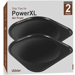 Genuine Air Fryer Drip Tray For PowerXL Air Fryer Replacement Drip For PowerXL 10 Qt Vortex Air Fryer Pro, Pro Plus, 6Qt Power AirFryer Pro, Oven Deluxe,Oven Pro, 8Qt Power AirFryer Pro, NonStick
