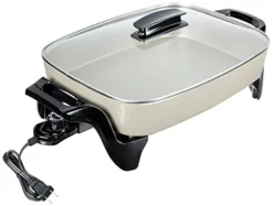 Presto , Grey Ceramic 06856" Electric Skillet, 16" -Kitchen Island Sale 41X58QU361L