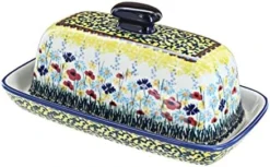 Blue Rose Polish Pottery Prairie Garden Butter Dish 26 Blue Rose Polish Pottery Prairie Garden Butter Dish -Kitchen Island Sale 41XJgBnWhdL. AC